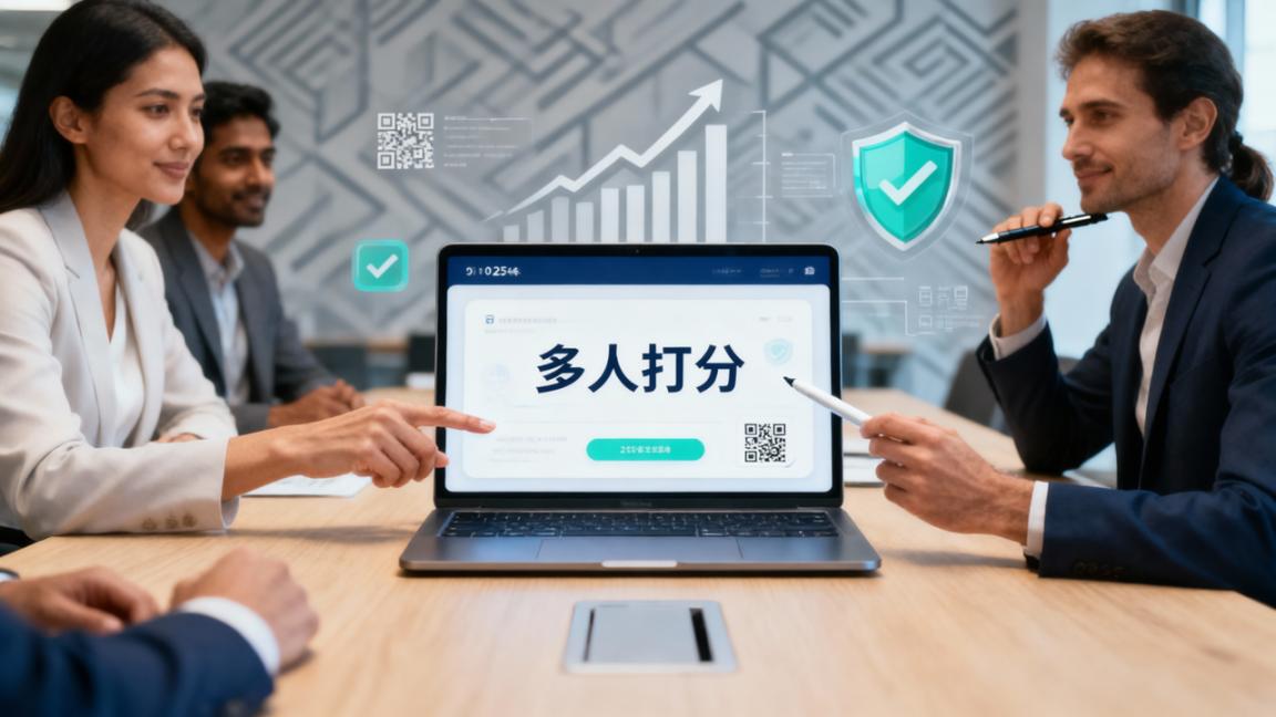 民主测评怎么快速打分？多人打分扫码即评，支持匿名/实名双模式
