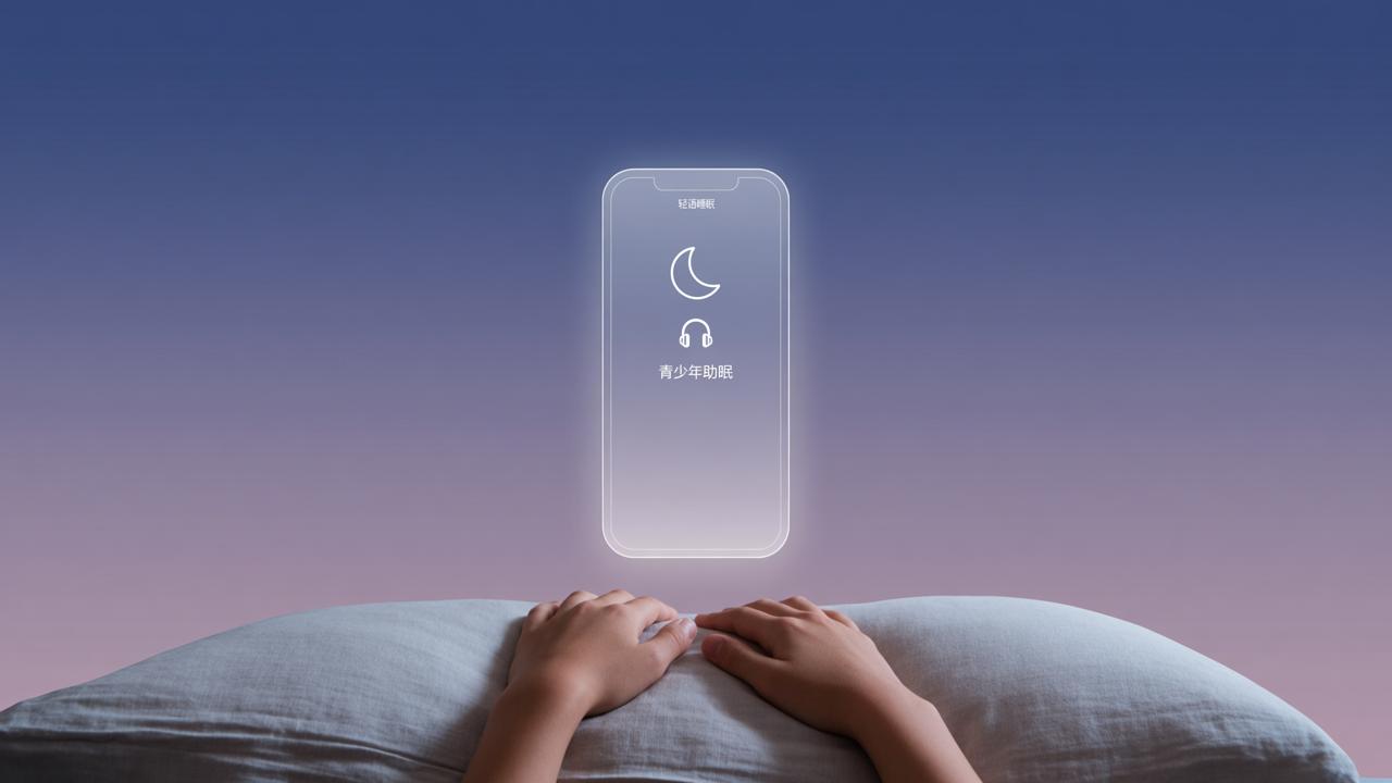 青少年睡眠浅、入睡慢、半夜醒怎么办？用【轻语睡眠】听助眠音频+记睡眠日记实操指南
