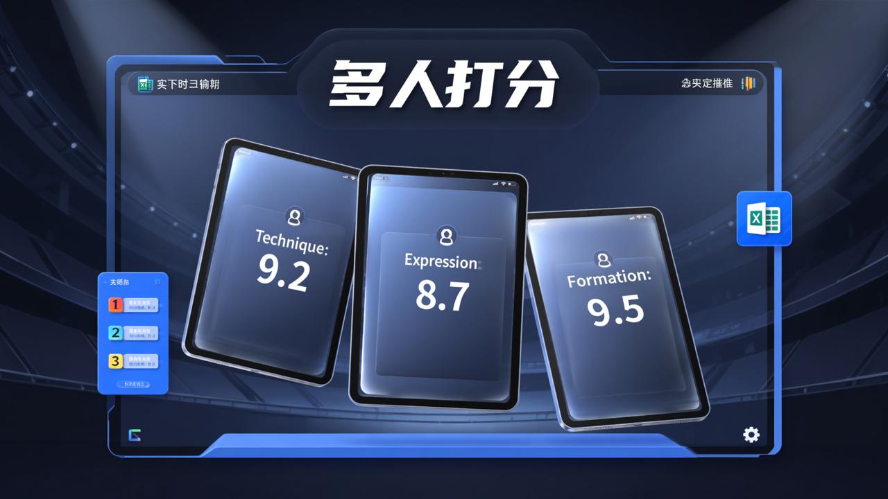 体育赛事评分系统怎么选？多人打分支持自定义指标、匿名打分、实时排名与结果导出