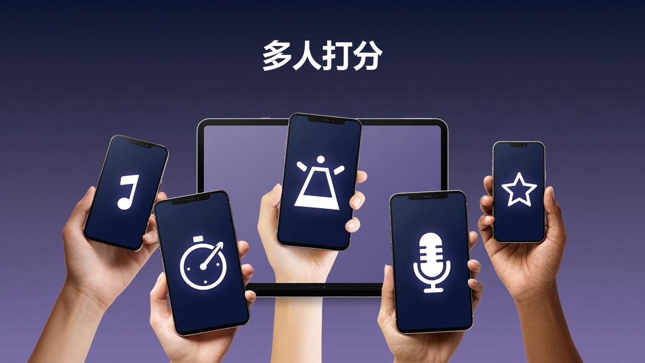 唱歌比赛评分标准怎么定？用【多人打分】自定义音准/节奏/表现力指标，支持5人以上在线匿名打分